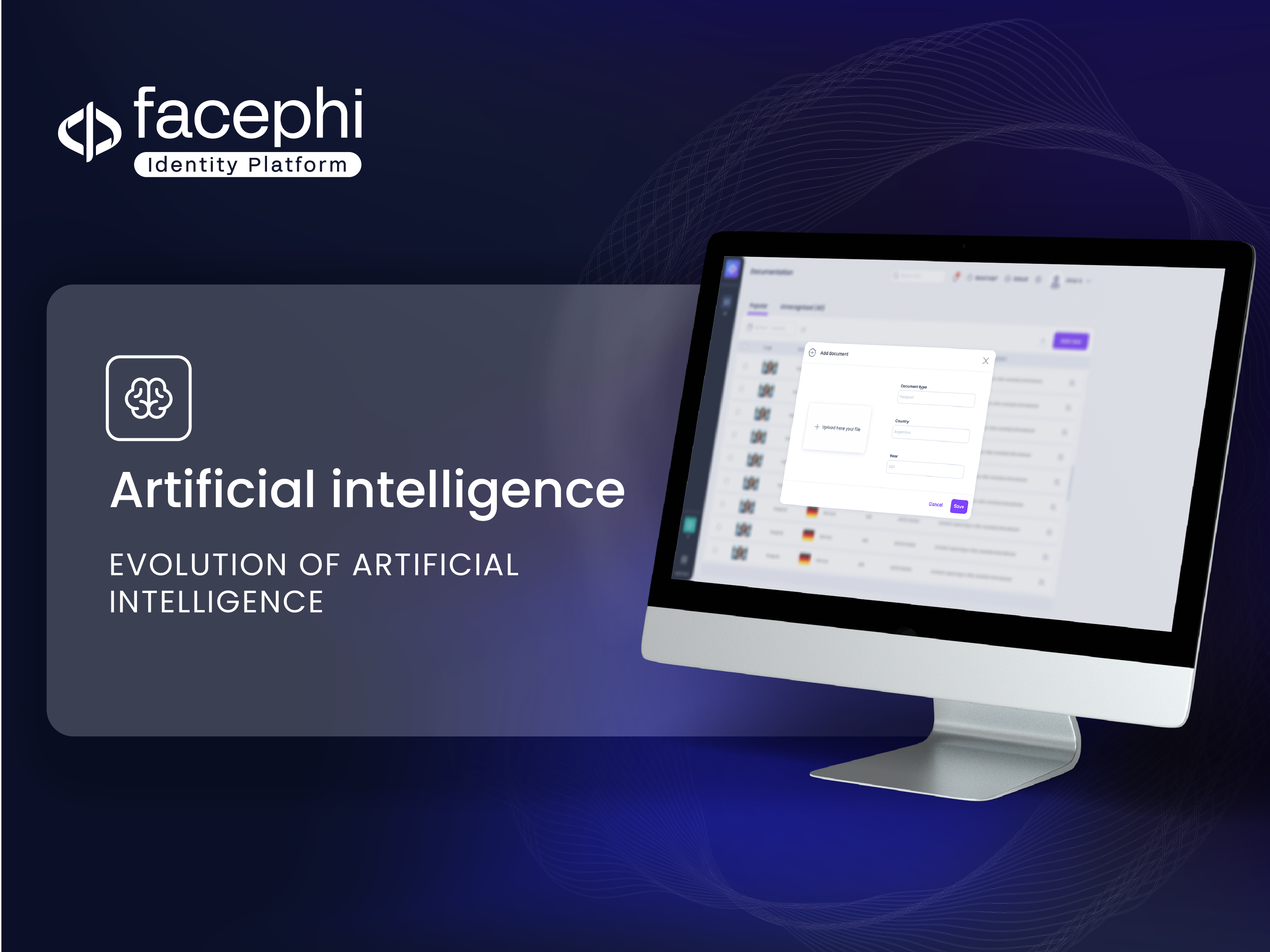 screenshot of Facephi Identity Platform